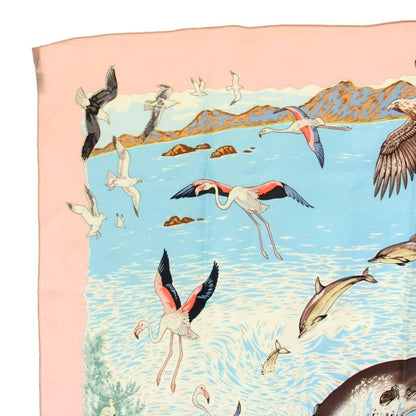 Hermes Carre 90 Precious Lives of the Mediterranean la Vie Precieuse de Scarf — view 2
