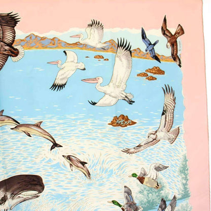 Hermes Carre 90 Precious Lives of the Mediterranean la Vie Precieuse de Scarf — view 3