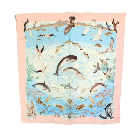Hermes Carre 90 Precious Lives of the Mediterranean la Vie Precieuse de Scarf