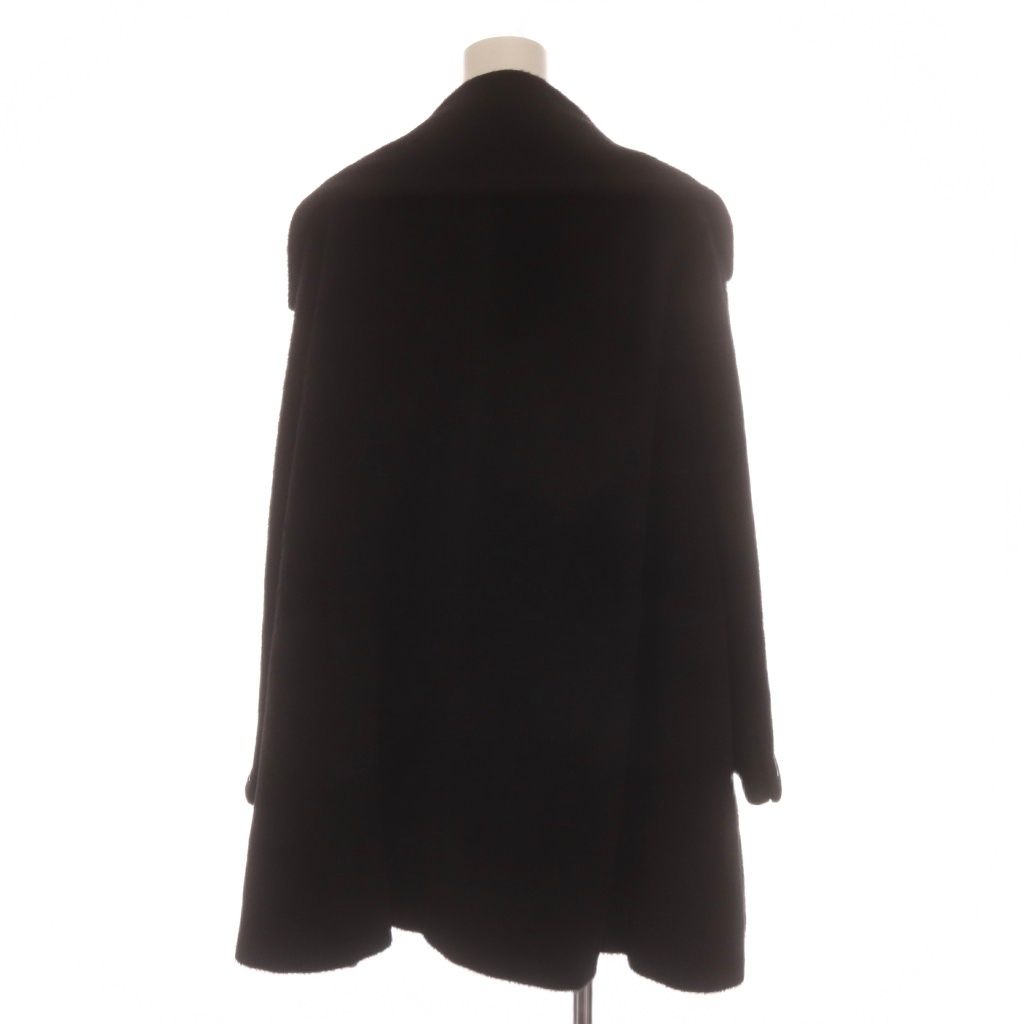 Max Mara Wool Coat Alpaca Blend Black 42 — view 2
