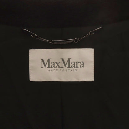 Max Mara Wool Coat Alpaca Blend Black 42 — view 5