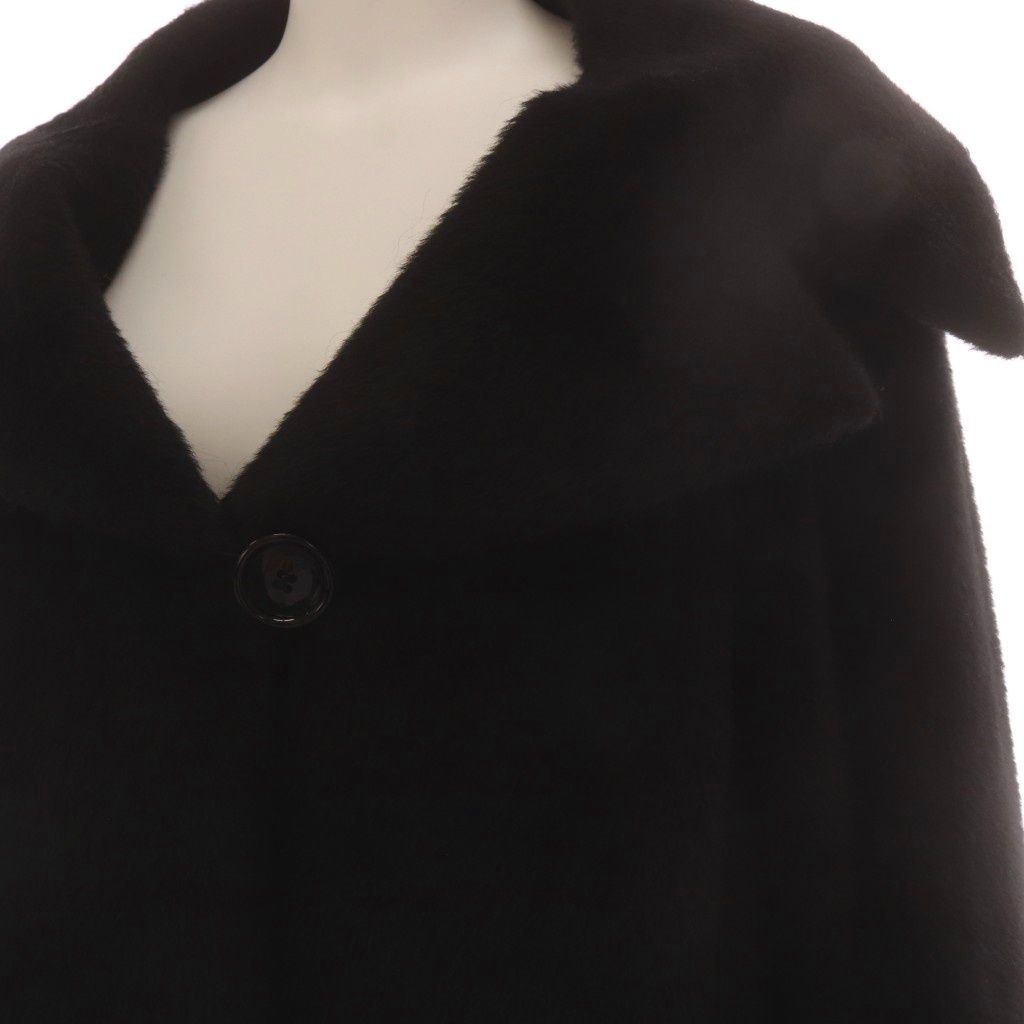 Max Mara Wool Coat Alpaca Blend Black 42 — view 7