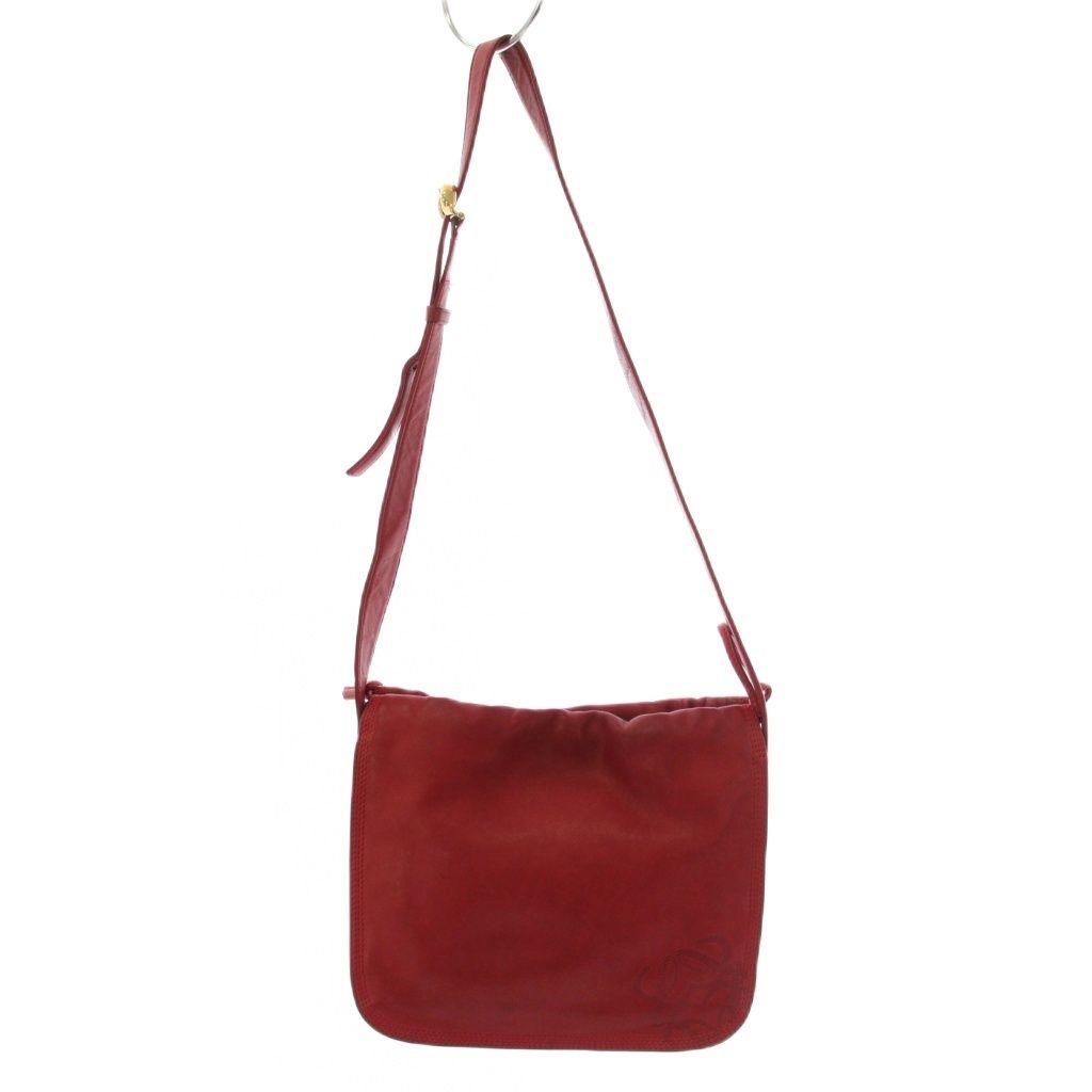 Loewe Vintage Anagram Shoulder Bag Leather
