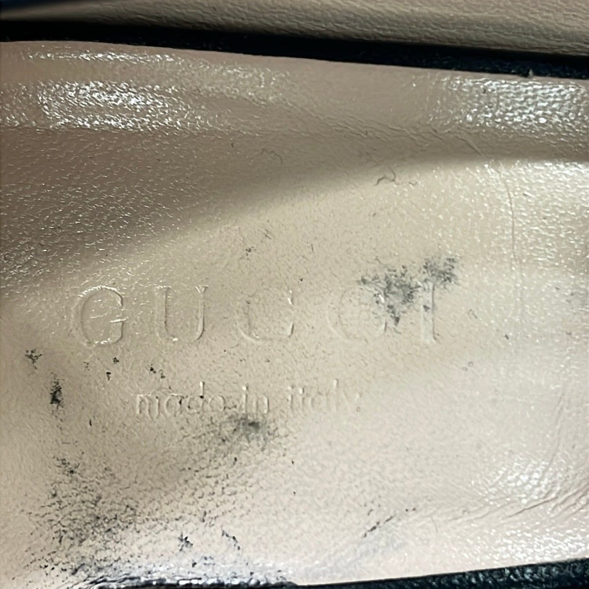 Gucci Pumps Black Double G Fringe Leather Heels — view 5