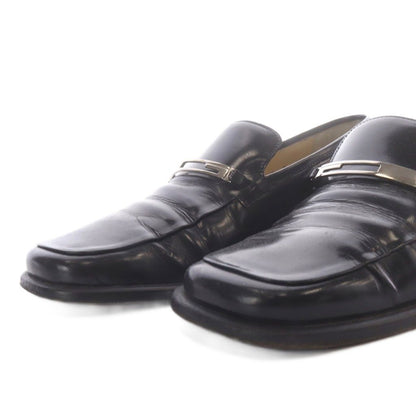 Gucci Loafers Chunky Heel Leather 37c Black — view 5