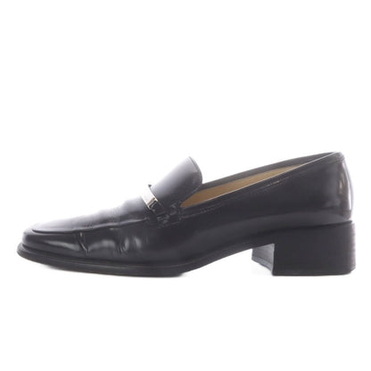 Gucci Loafers Chunky Heel Leather 37c Black — view 2