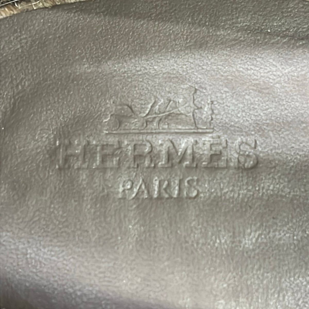 Hermes Trip Slip-On Loafers Dark Brown Espadrille — view 5