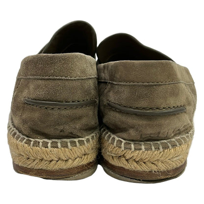 Hermes Trip Slip-On Loafers Dark Brown Espadrille — view 3