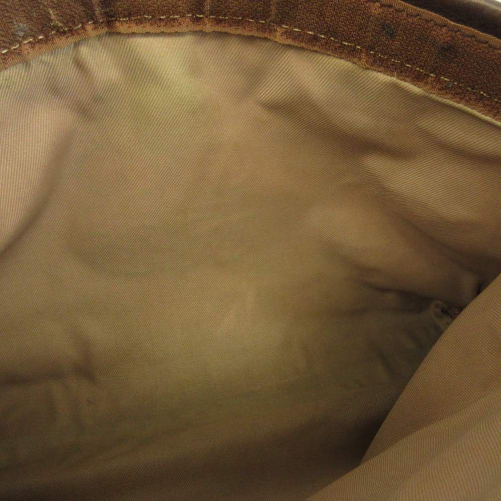 Loewe Vintage Clutch Suede Leather Anagram Embossed Brown — view 7