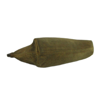 Loewe Vintage Clutch Suede Leather Anagram Embossed Brown — view 6