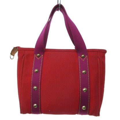 Louis Vuitton Handbag Antigua Cabas PM Logo Plate Zip Closure — view 2