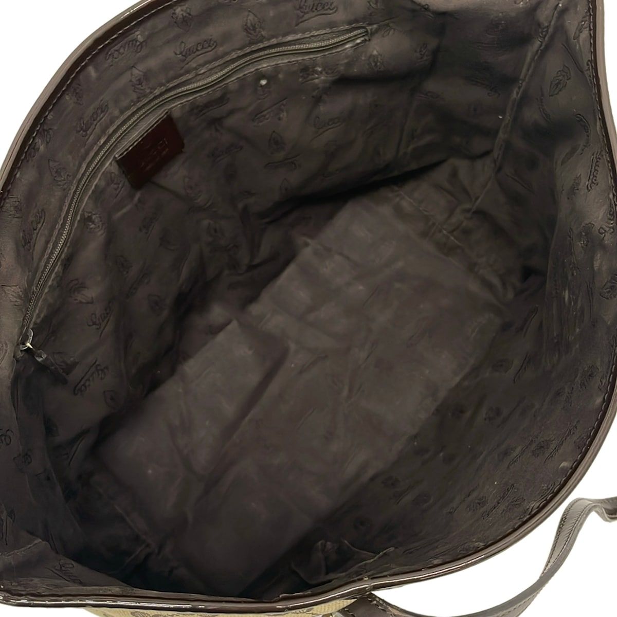 Gucci Tote Sherry GG Pattern Beige Dark Brown Multi Leather — view 7