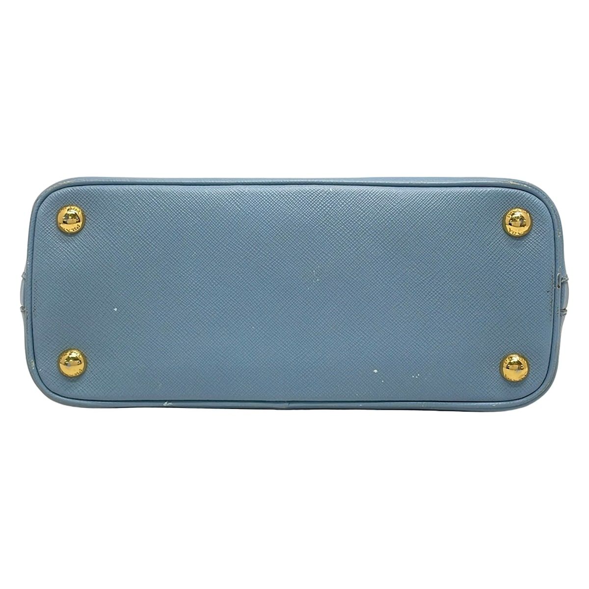 Prada Handbag Promenade Light Blue Leather — view 5