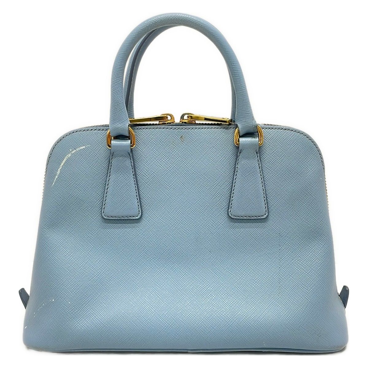 Prada Handbag Promenade Light Blue Leather — view 3