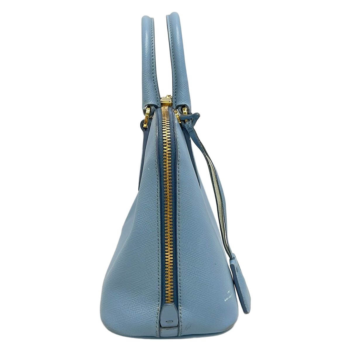 Prada Handbag Promenade Light Blue Leather — view 2