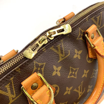 Louis Vuitton Alma PM Monogram Leather Brown Handbag Gold — view 6