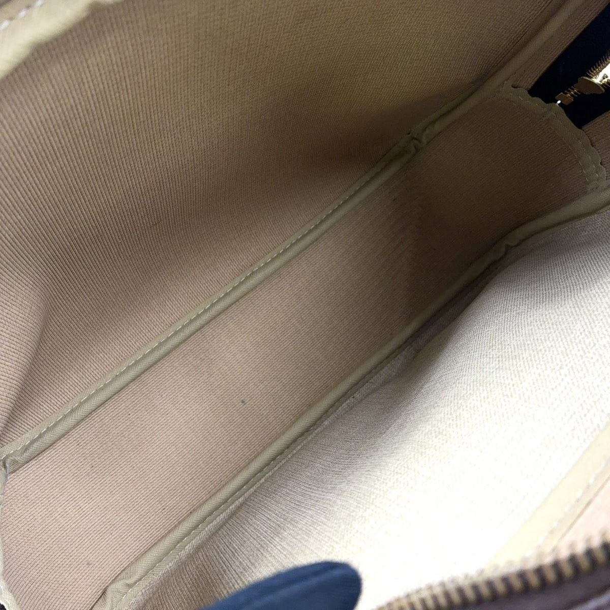 Louis Vuitton Reporter PM Monogram Brown Shoulder Bag Gold — view 3