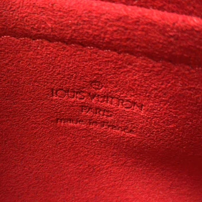 Louis Vuitton Ravello GM Damier Ebene Leather Brown Shoulder Bag Gold — view 4