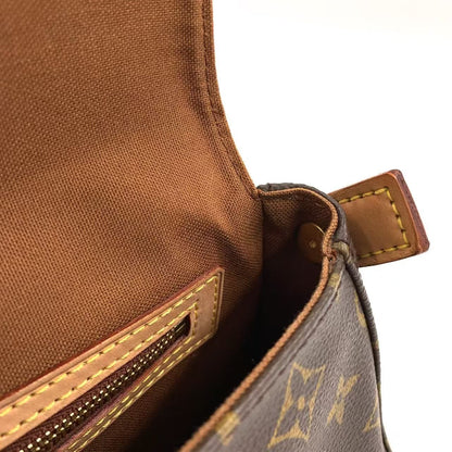 Louis Vuitton Mini Looping Monogram Leather Brown Handbag Gold — view 8