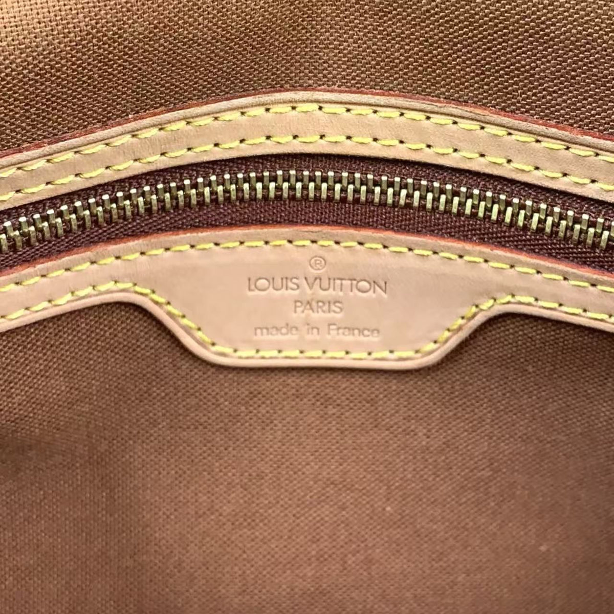 Louis Vuitton Mini Looping Monogram Leather Brown Handbag Gold — view 4