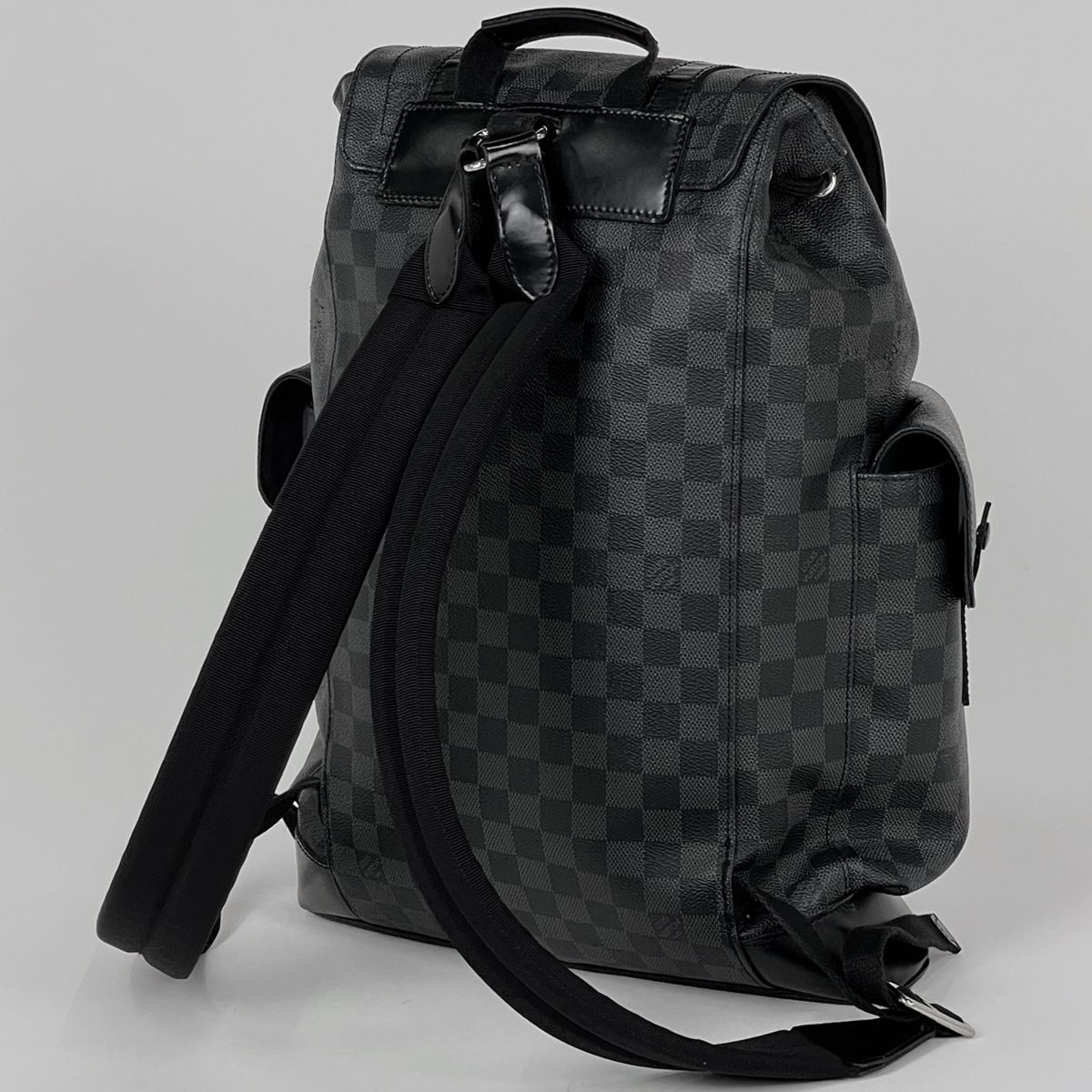 Louis Vuitton Christopher MM Backpack Damier Graphite Noir — view 2