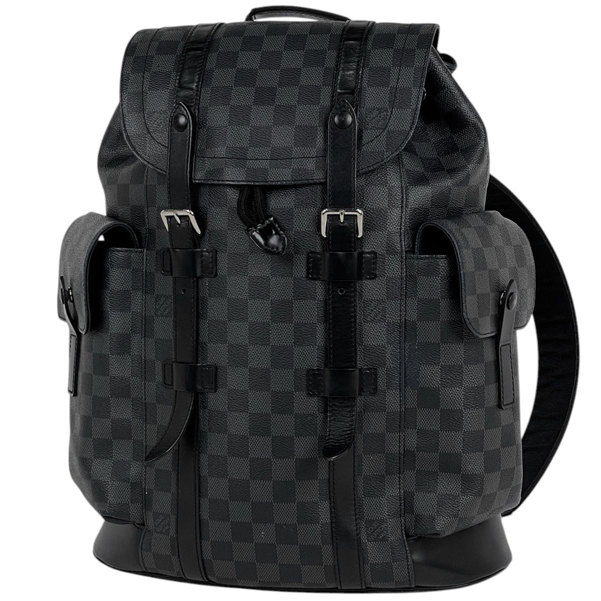 Louis Vuitton Christopher MM Backpack Damier Graphite Noir