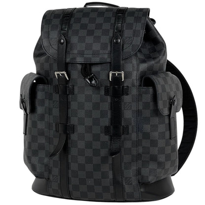 Louis Vuitton Christopher MM Backpack Damier Graphite Noir