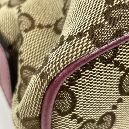 Gucci Pouch GG Pattern Canvas Beige Pink — view 3