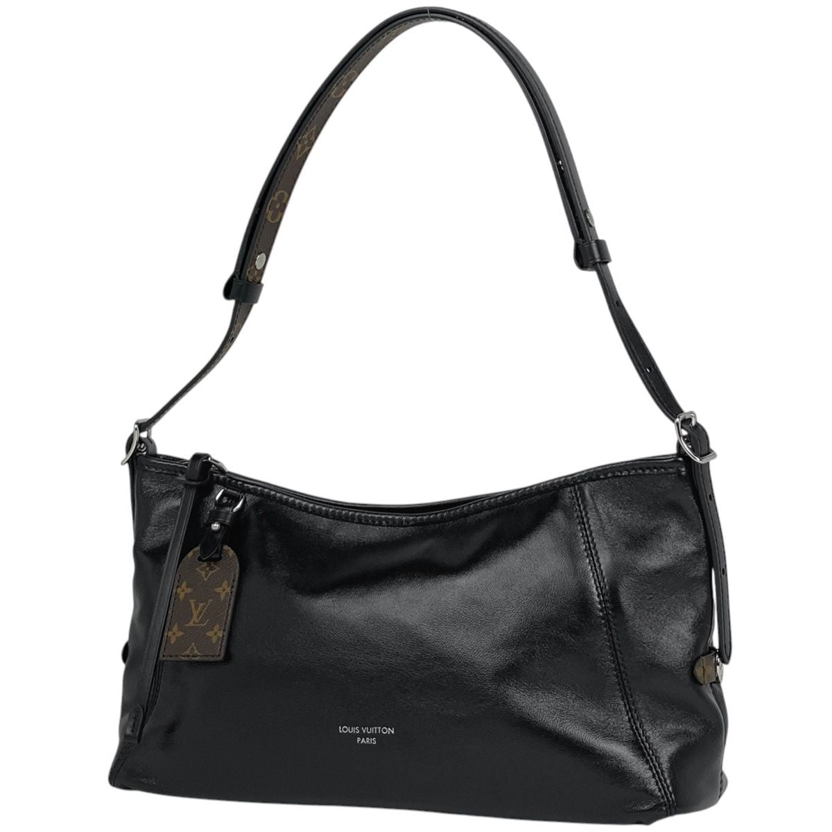 Louis Vuitton Carryall East West Shoulder Bag LV Vibe Leather Noir