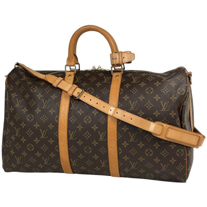 Louis Vuitton Keepall Bandouliere 50 Boston Bag 2-Way Monogram Brown