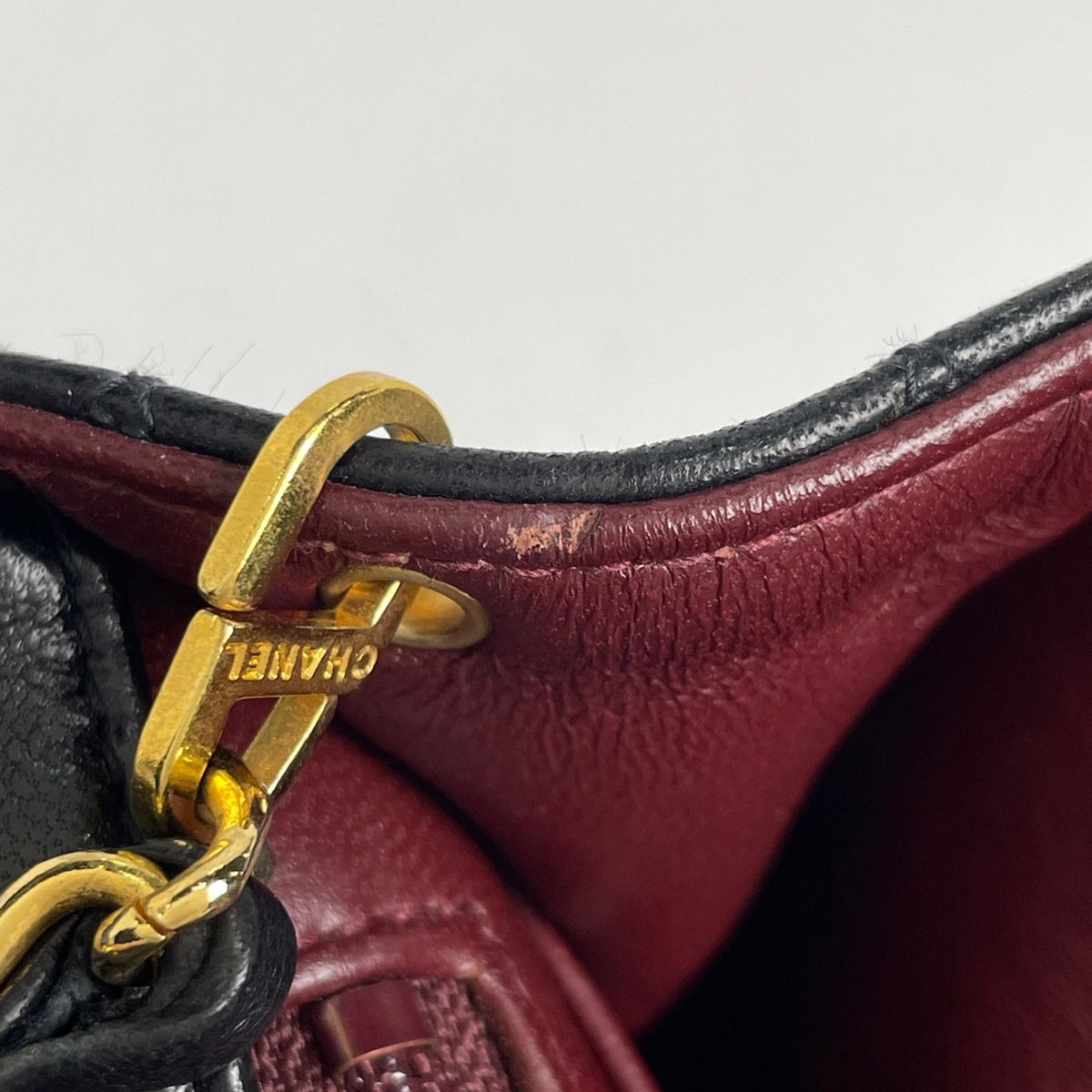 Chanel Shoulder Bag Quilted Single Flap CC Logo Leather Black — view 7