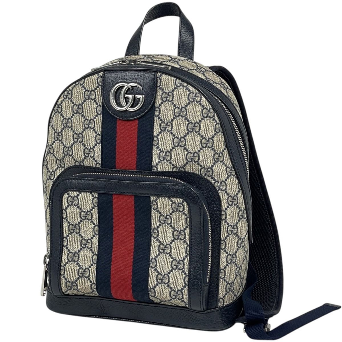 Gucci Backpack Ophidia GG Small Sherry Line Web Supreme Navy