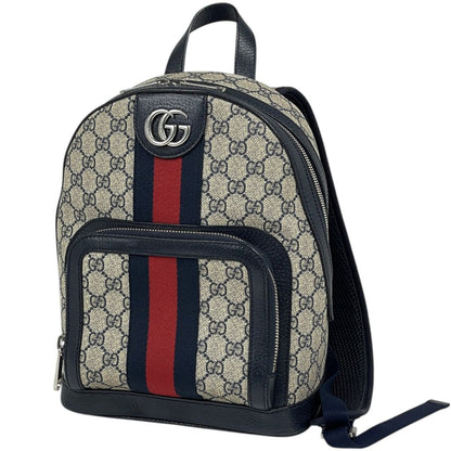 Gucci Backpack Ophidia GG Small Sherry Line Web Supreme Navy