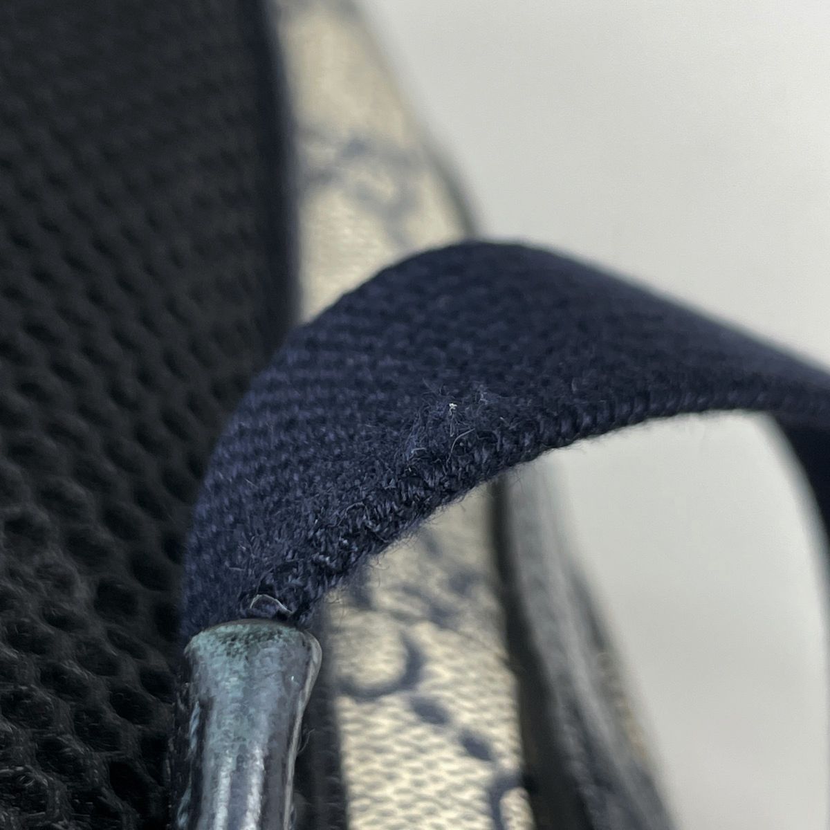 Gucci Backpack Ophidia GG Small Sherry Line Web Supreme Navy — view 5