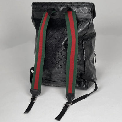 Gucci Backpack GG Supreme Pattern Black — view 2