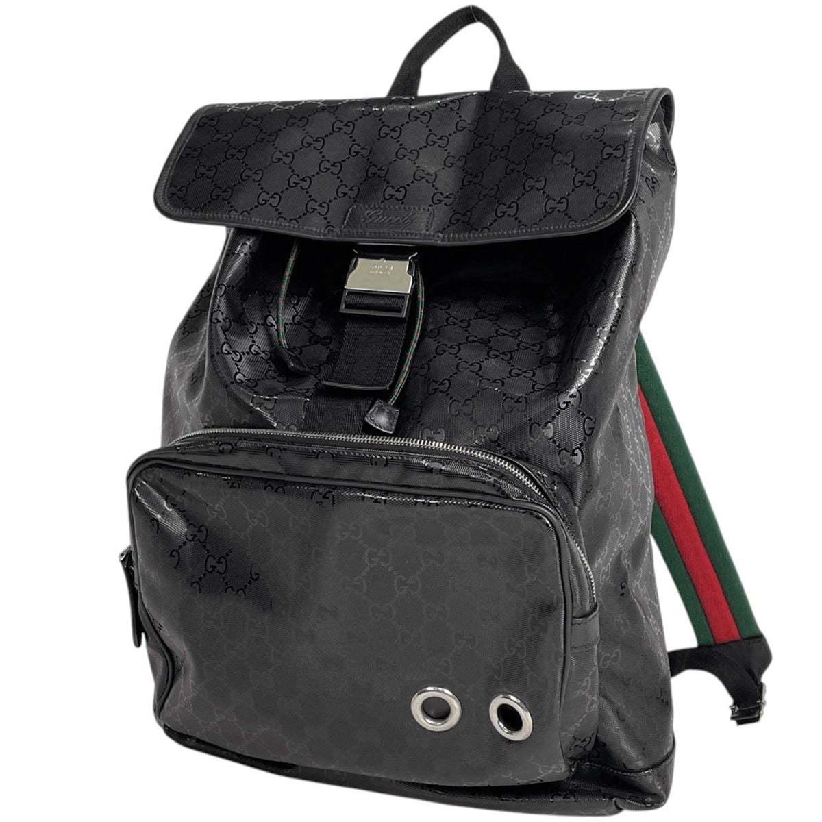 Gucci Backpack GG Supreme Pattern Black