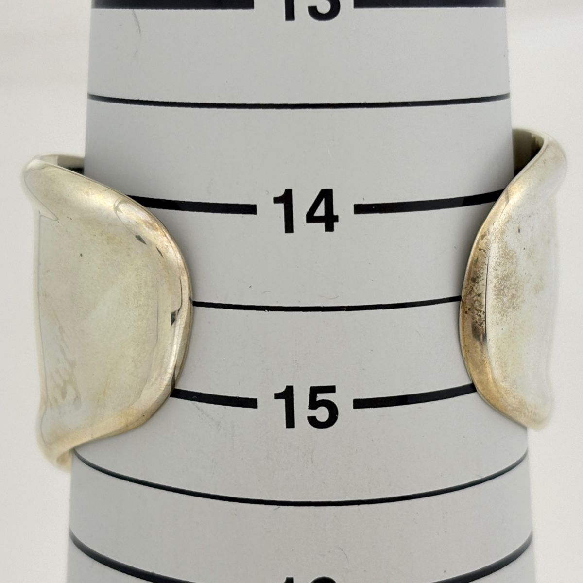 Tiffany & Co Bangle Small Bone Cuff Elsa Peretti for Left Hand 925 Sterling — view 5
