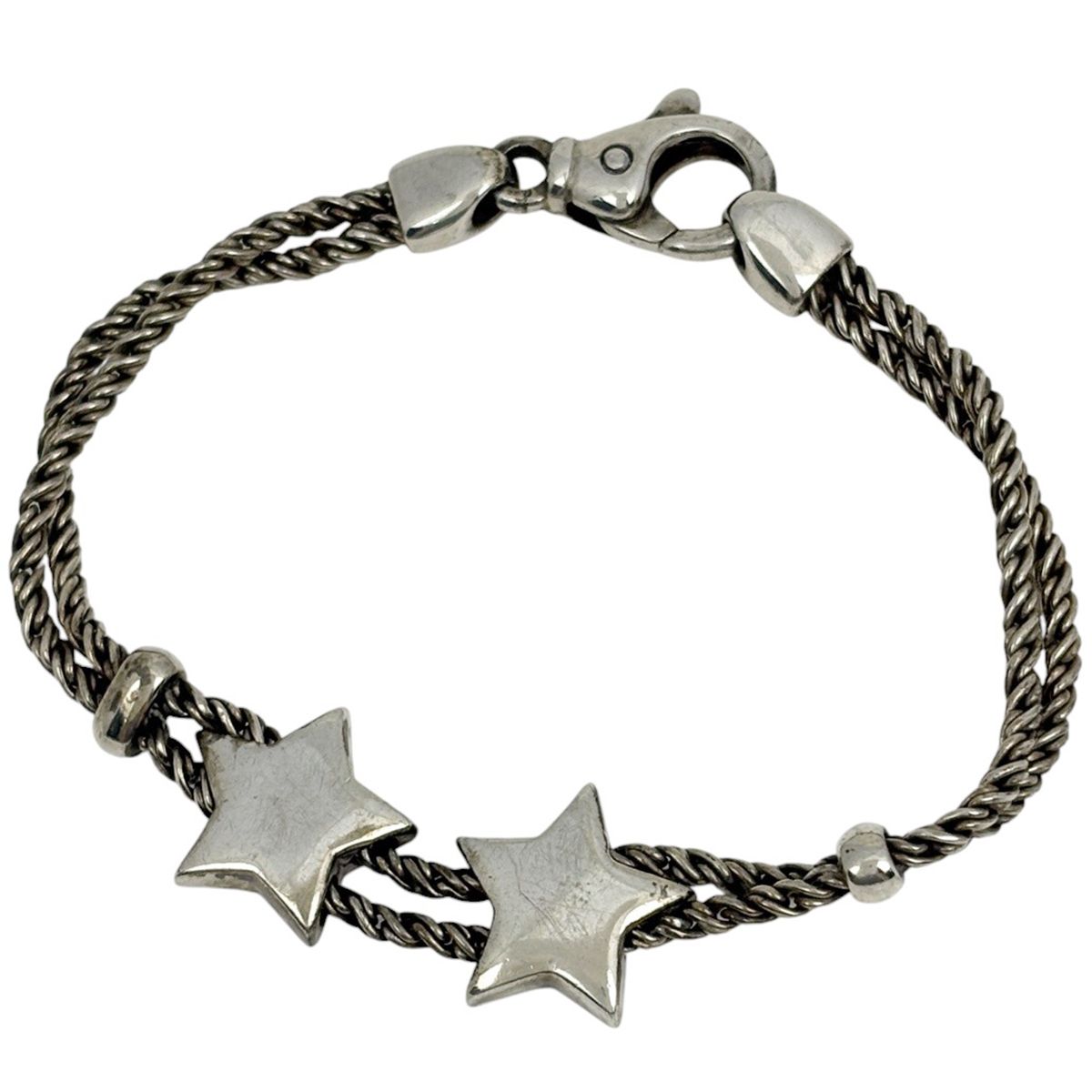 Tiffany & Co Bracelet Double Rope Star 925 Sterling Silver