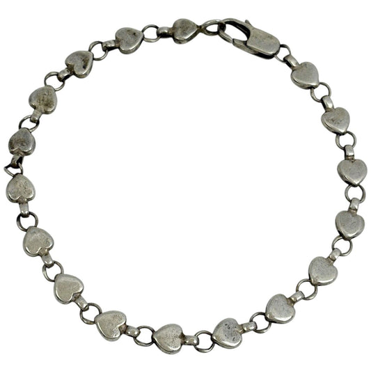 Tiffany & Co Bracelet Puff Heart 925 Sterling Silver