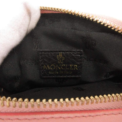 Moncler Luisa Borsa Shoulder Bag Quilted Leather Chain Crossbody Pink — view 8