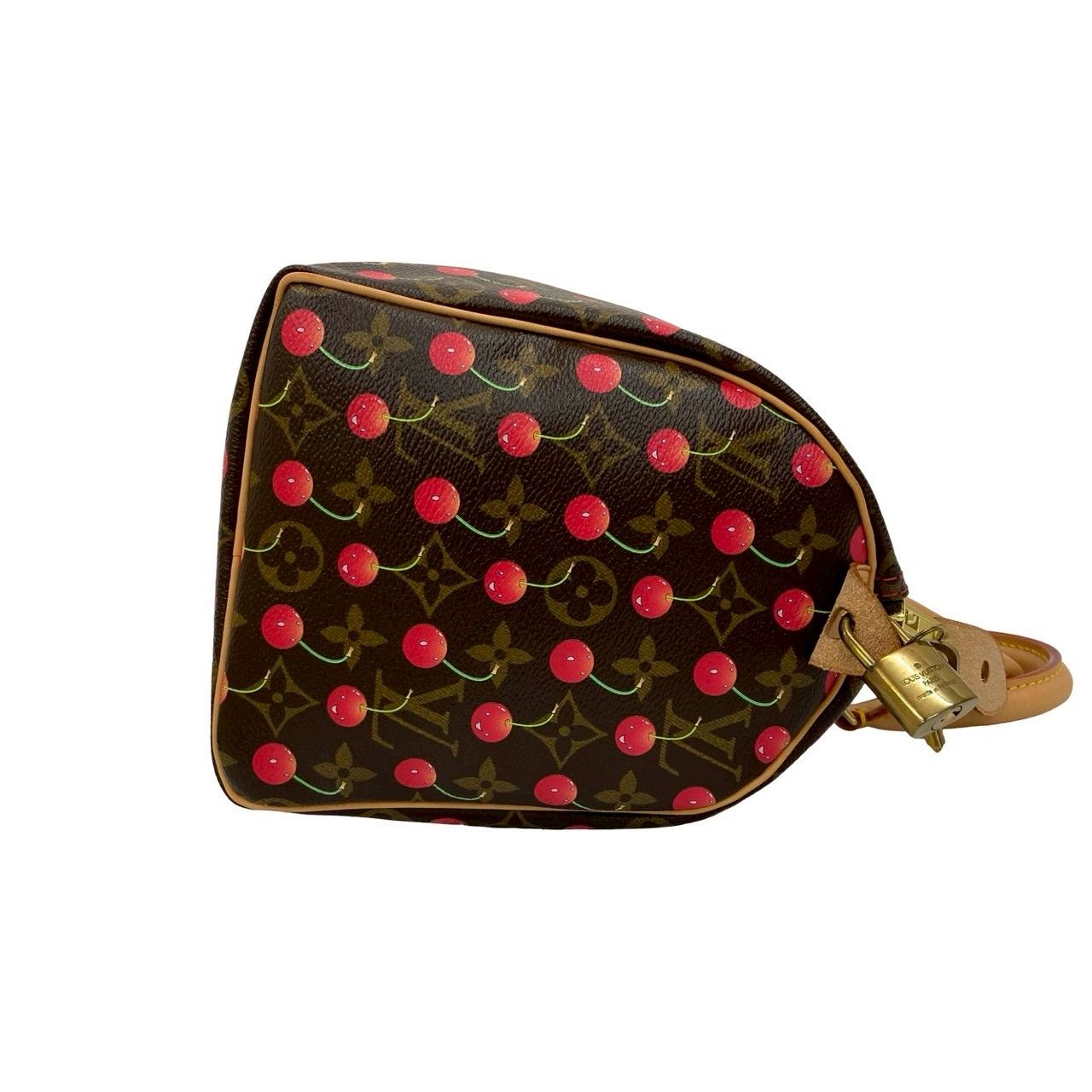 Louis Vuitton Speedy 25 Monogram Cherry Takashi Murakami Collaboration Leather — view 6