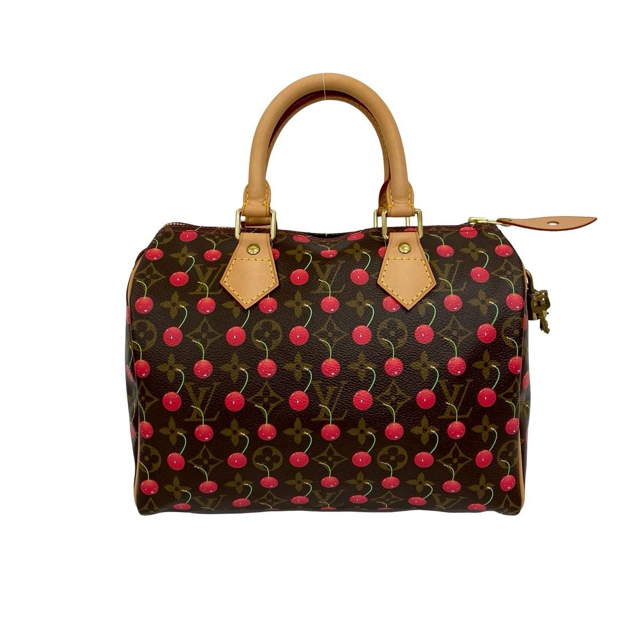 Louis Vuitton Speedy 25 Monogram Cherry Takashi Murakami Collaboration Leather — view 3