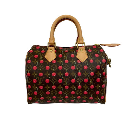 Louis Vuitton Speedy 25 Monogram Cherry Takashi Murakami Collaboration Leather — view 3