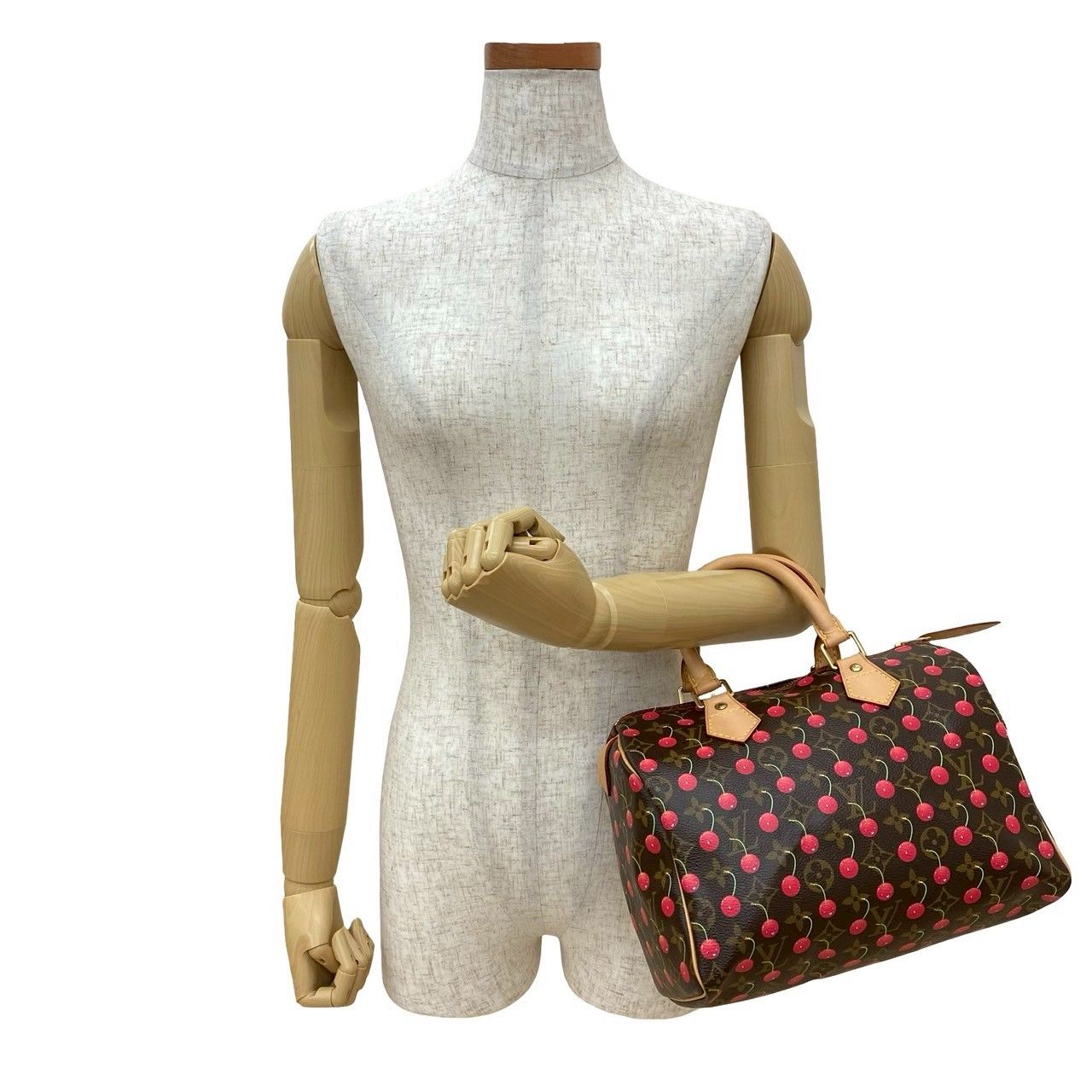 Louis Vuitton Speedy 25 Monogram Cherry Takashi Murakami Collaboration Leather — view 2