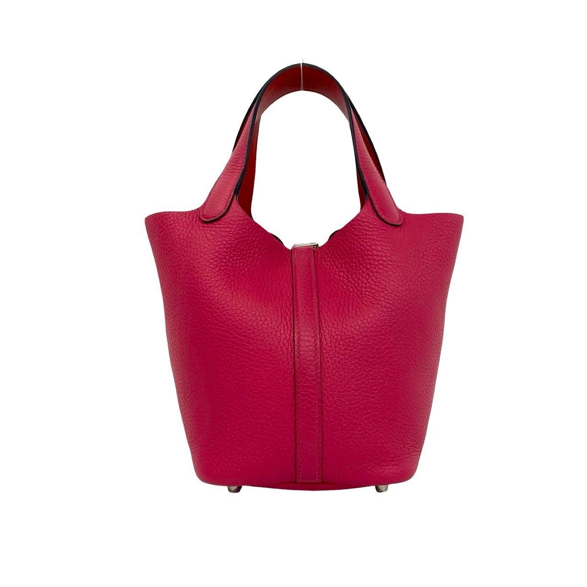 Hermes Picotin Lock PM Taurillon Clemence Leather Handbag Mini Tote Pink — view 3