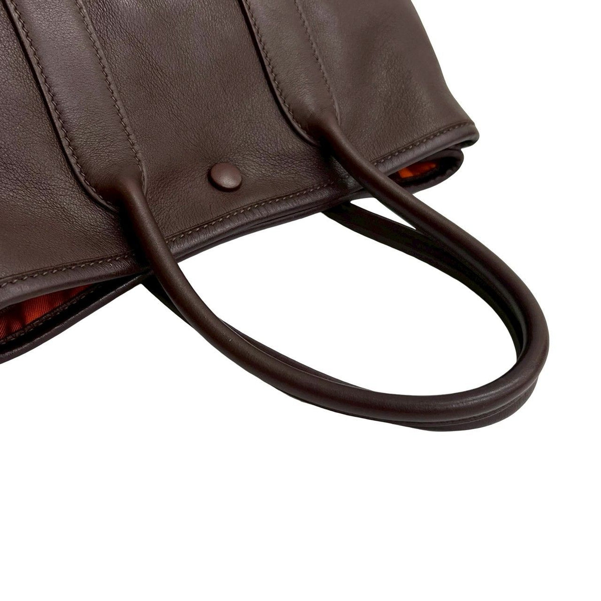 Hermes Bag with Twilly Garden TPM Swift Leather Mini Handbag Brown — view 4