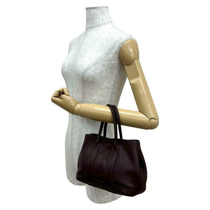 Hermes Bag with Twilly Garden TPM Swift Leather Mini Handbag Brown — view 2