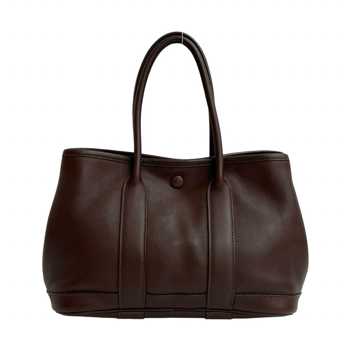 Hermes Bag with Twilly Garden TPM Swift Leather Mini Handbag Brown — view 3