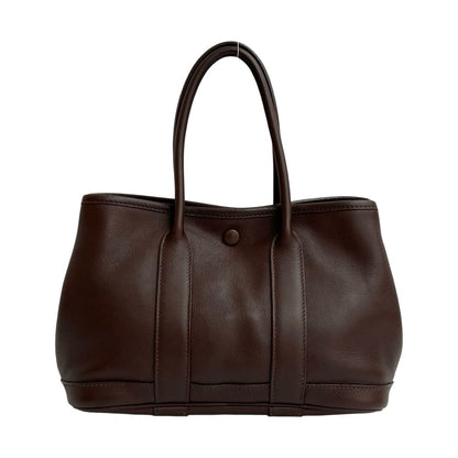 Hermes Bag with Twilly Garden TPM Swift Leather Mini Handbag Brown — view 3