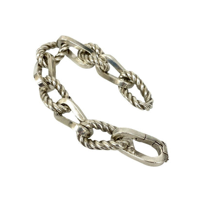 Hermes Chien Ball GM Bracelet 925 Sterling Silver Chain Bangle — view 6